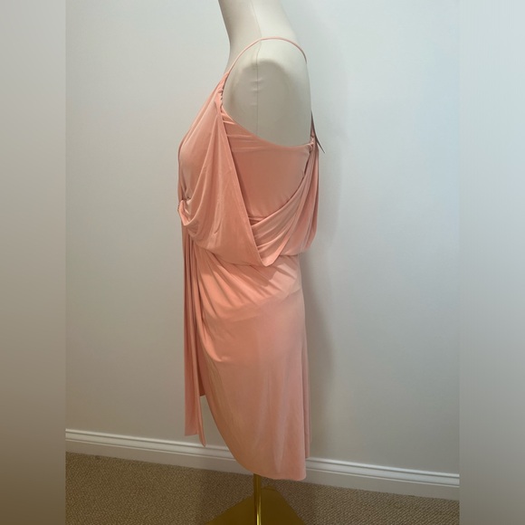 MISA Los Angeles NWT Domino Mini Dress in Apricot - Picture 9 of 10